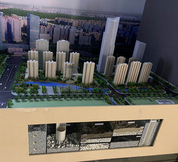 沙湾县建筑模型